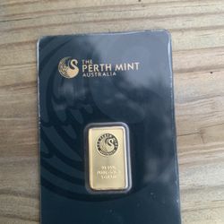 The Perth Mint Australia 99.99% Pure Gold 5 Gram 