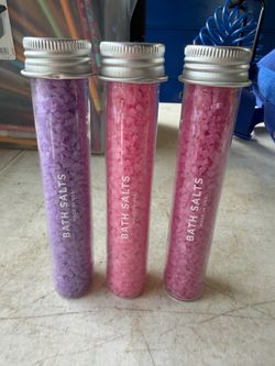 Bath Salts Tube Set of 3