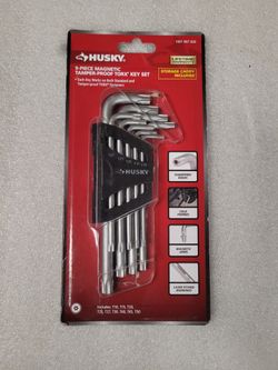 Husky 9-piece Magnetic Tamper-Proof Torx Key Set