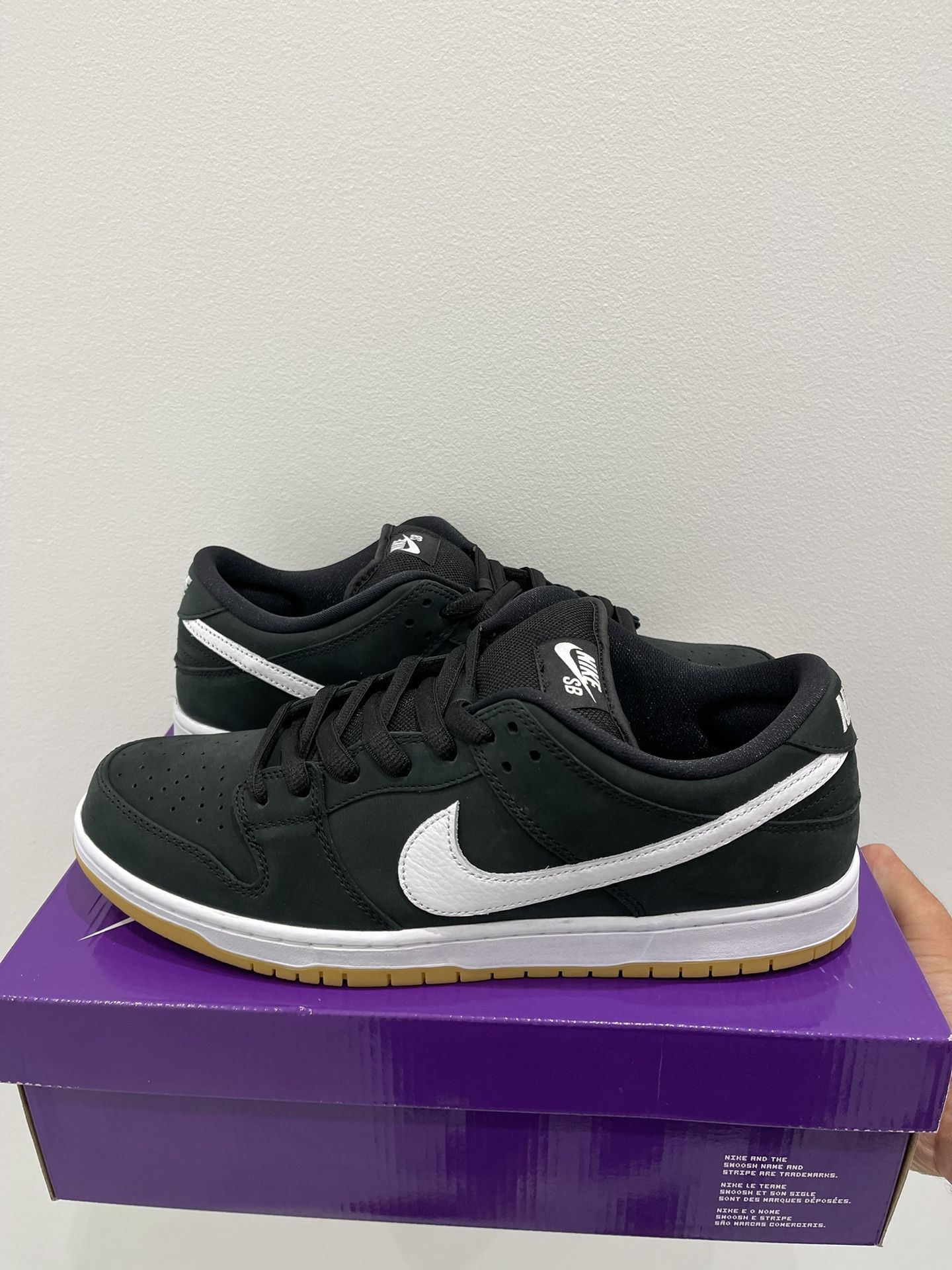 Nike SB Dunk Low “Black Gum” Size 13
