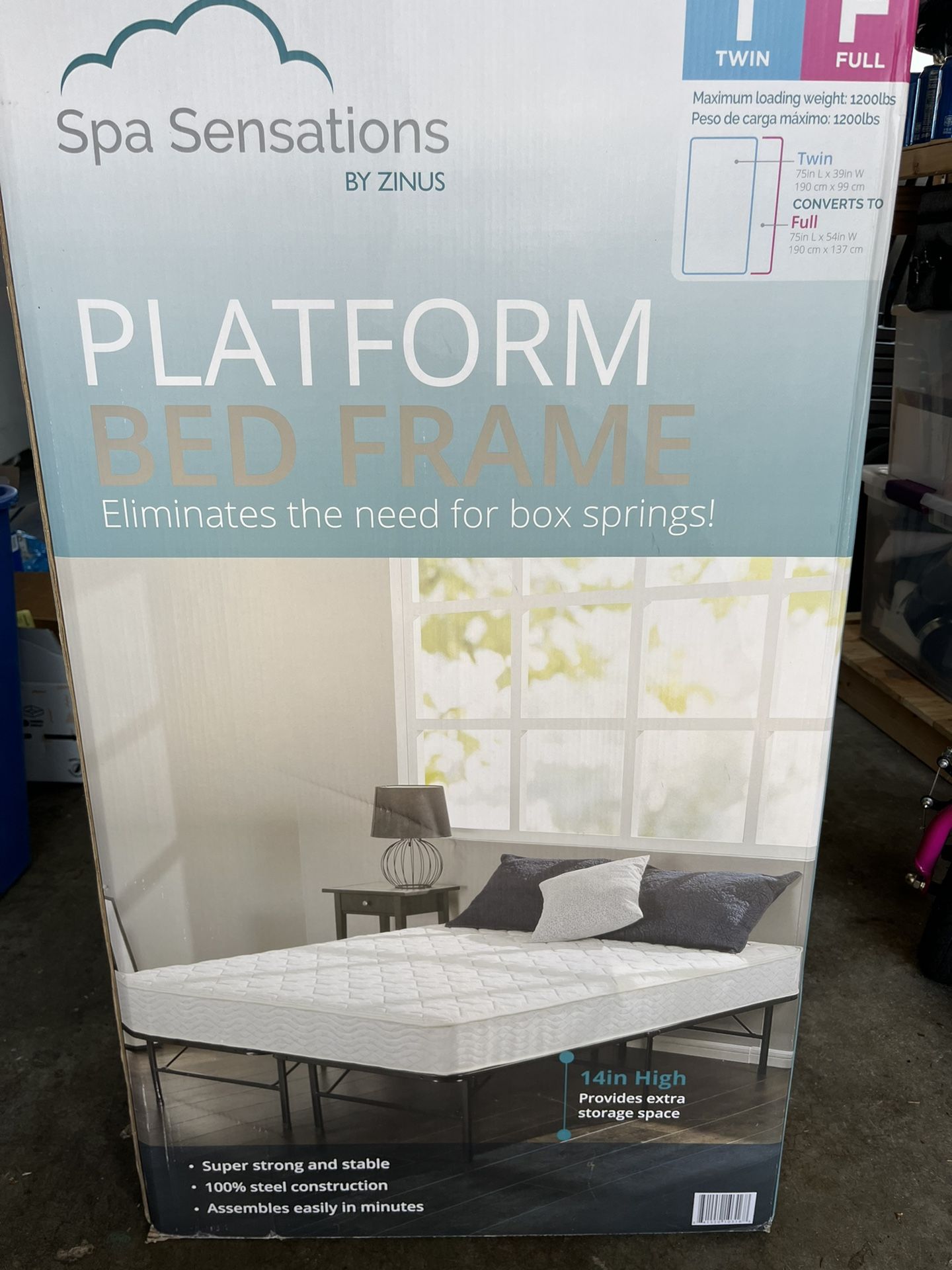 Spa Sensations Platform Bed Frame