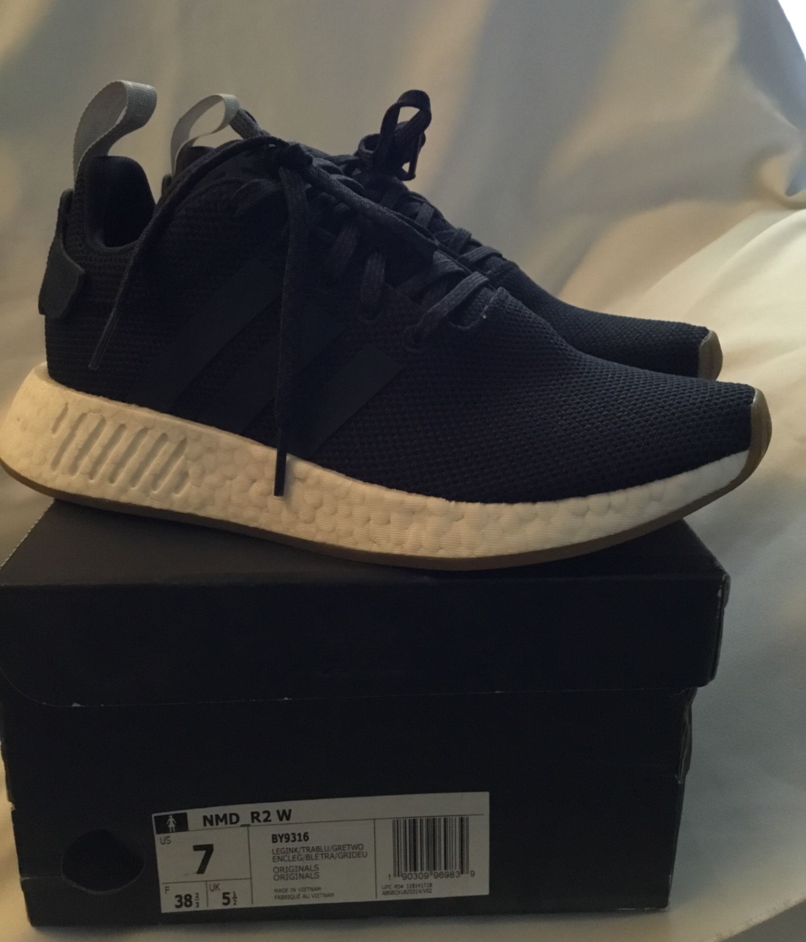 Adidas Nmd_r2 Nmd R2 Blue Navy Adidas NMD R2 Navy Blue Shoes Like New