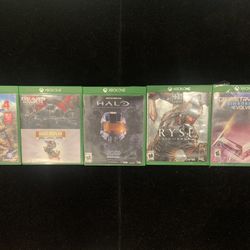 Microsoft Xbox One Game Lot (5 Games) HALO+more(Post Nintendo Era)