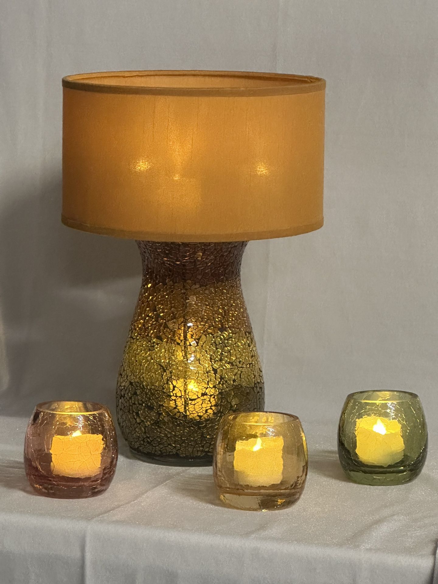 Partylite Sienna Lights Candle Lamp and Stands