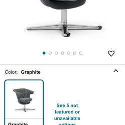 2 Steelcase i2i Office Chair. Graphite. 