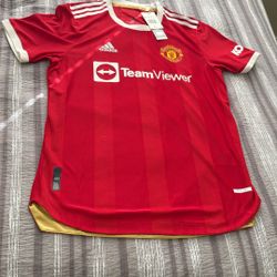 Mens Adidas Large Manchester United Jersey 