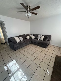 Gray sofa