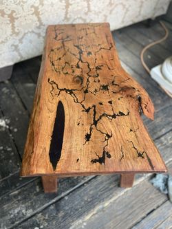 Fractal Burned Coffee Table