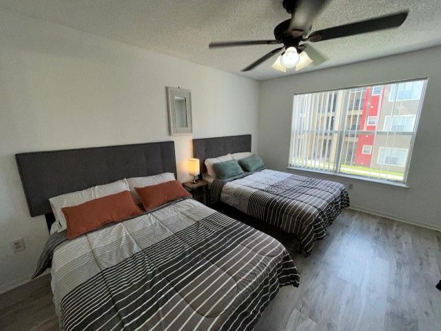 bed with metal mattress