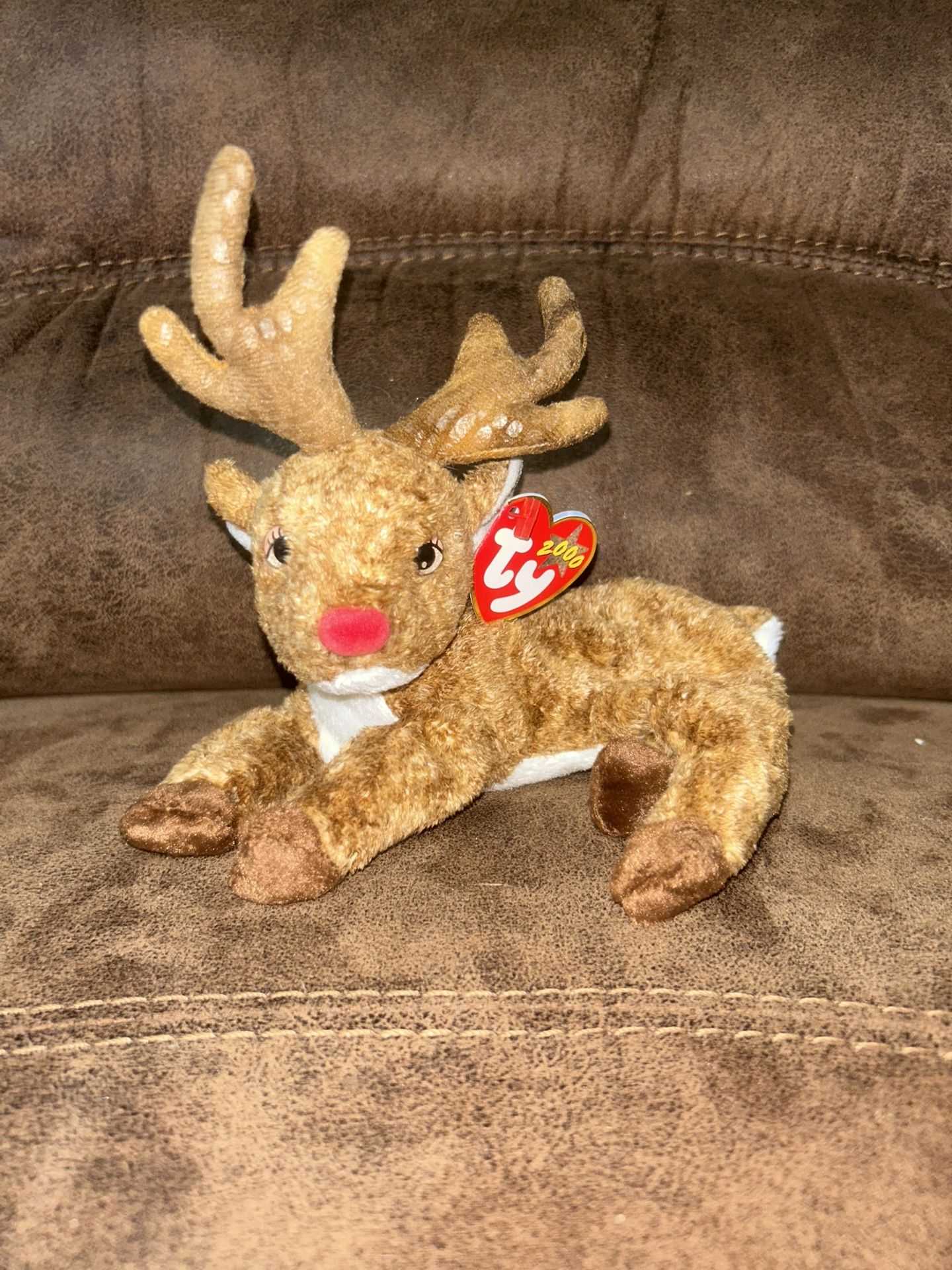 Ty Beanie Baby Roxie The Reindeer And Seaweed The Sea Otter Bundle