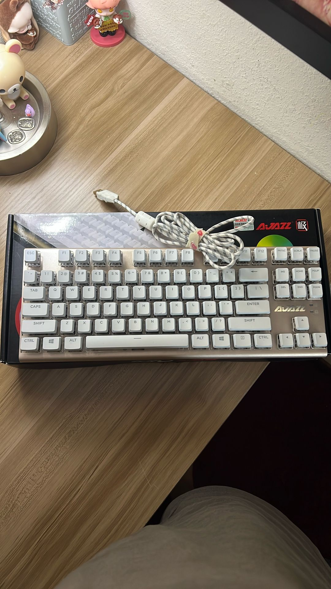 Ajazz AK40 Rose Gold Mechanical Keyboard
