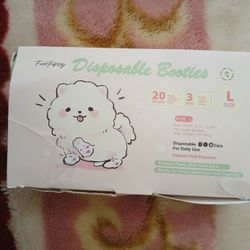 L Disposable dog boots