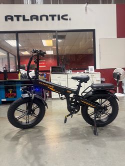 Folding electric bicycle