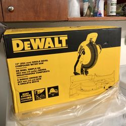 Dewalt 10” Miter Saw New