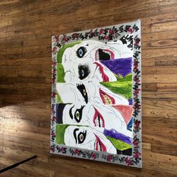Joker Canvas Painting 
