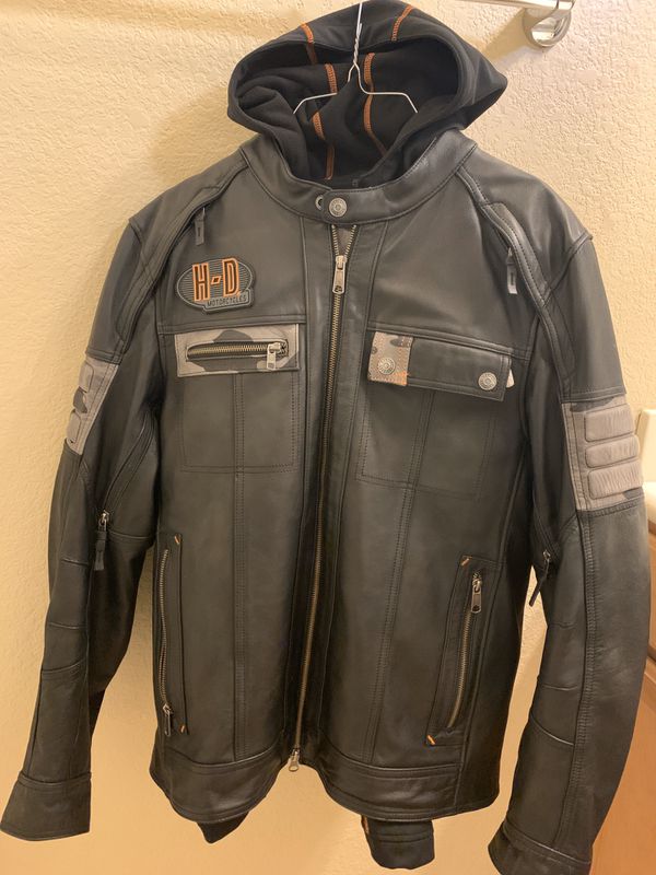 Harley-Davidson Men's Bridgeport 3-in-1 Leather Jacket Large for Sale ...