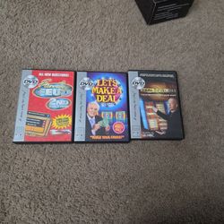 3 Dvd Board Games - Let's Make A Deal, Deal Or No Deal, Family Feud