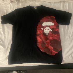 COLOR CAMO SIDE BIG APE HEAD TEE