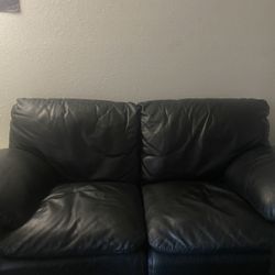 Black Leather sofa