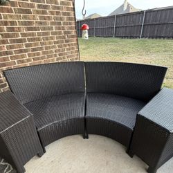 Outdoor Sectional Half-Moon