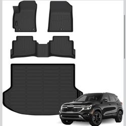 Kia Seltos All Weather Floor Mats Custom Fit 