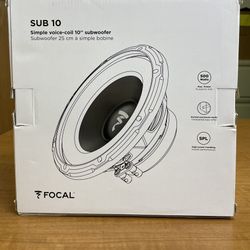Focal SUB 10