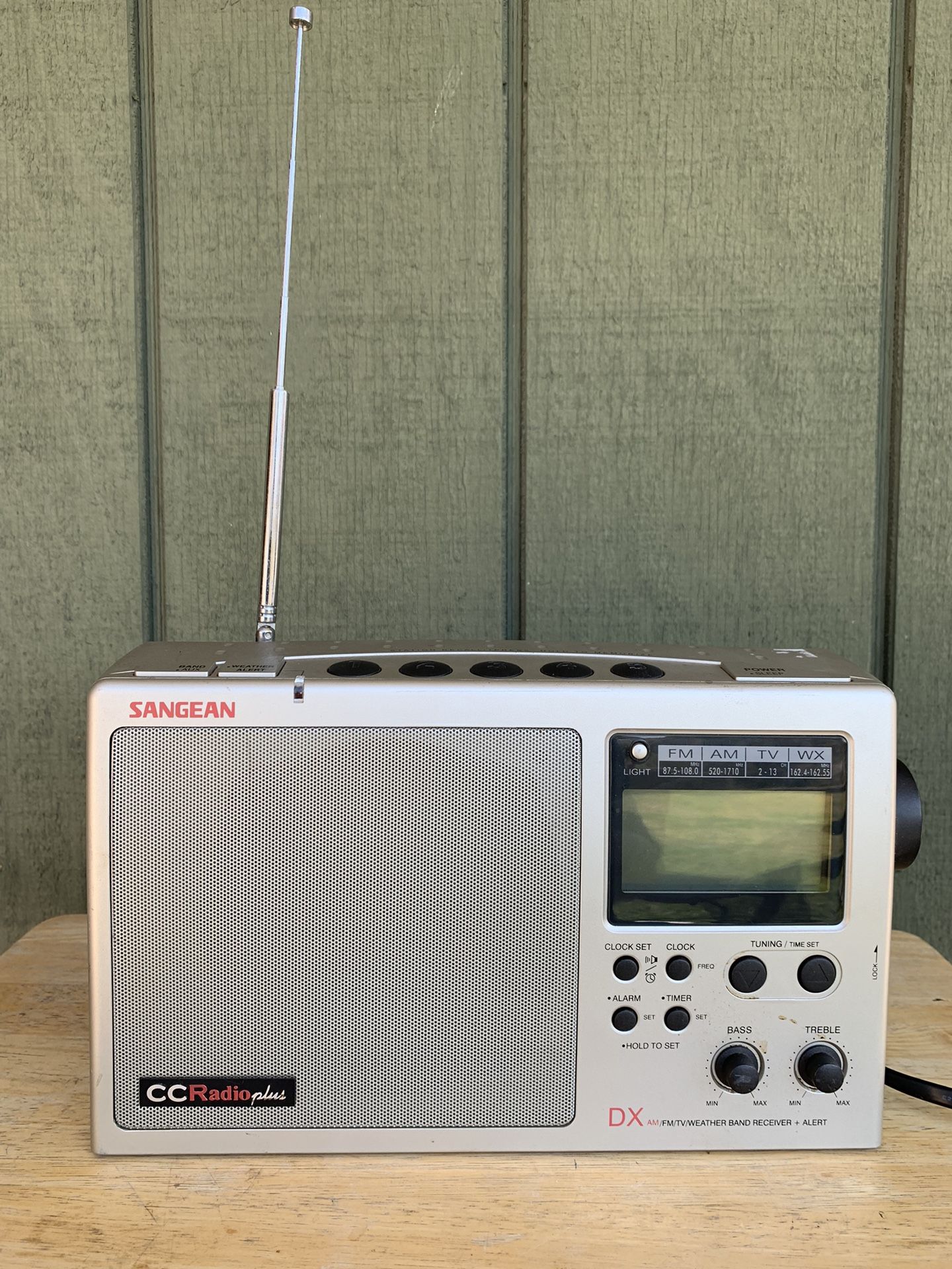 Sangean CC Radio Plus DX AM/FM/TV/Weather Band Receiver Display Doesn't Work