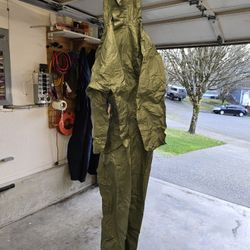 Hazmat Suit With Neopreme Booties. 