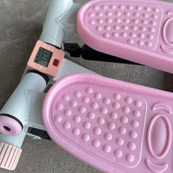 Stepping Machine Fitness Portable Pink 