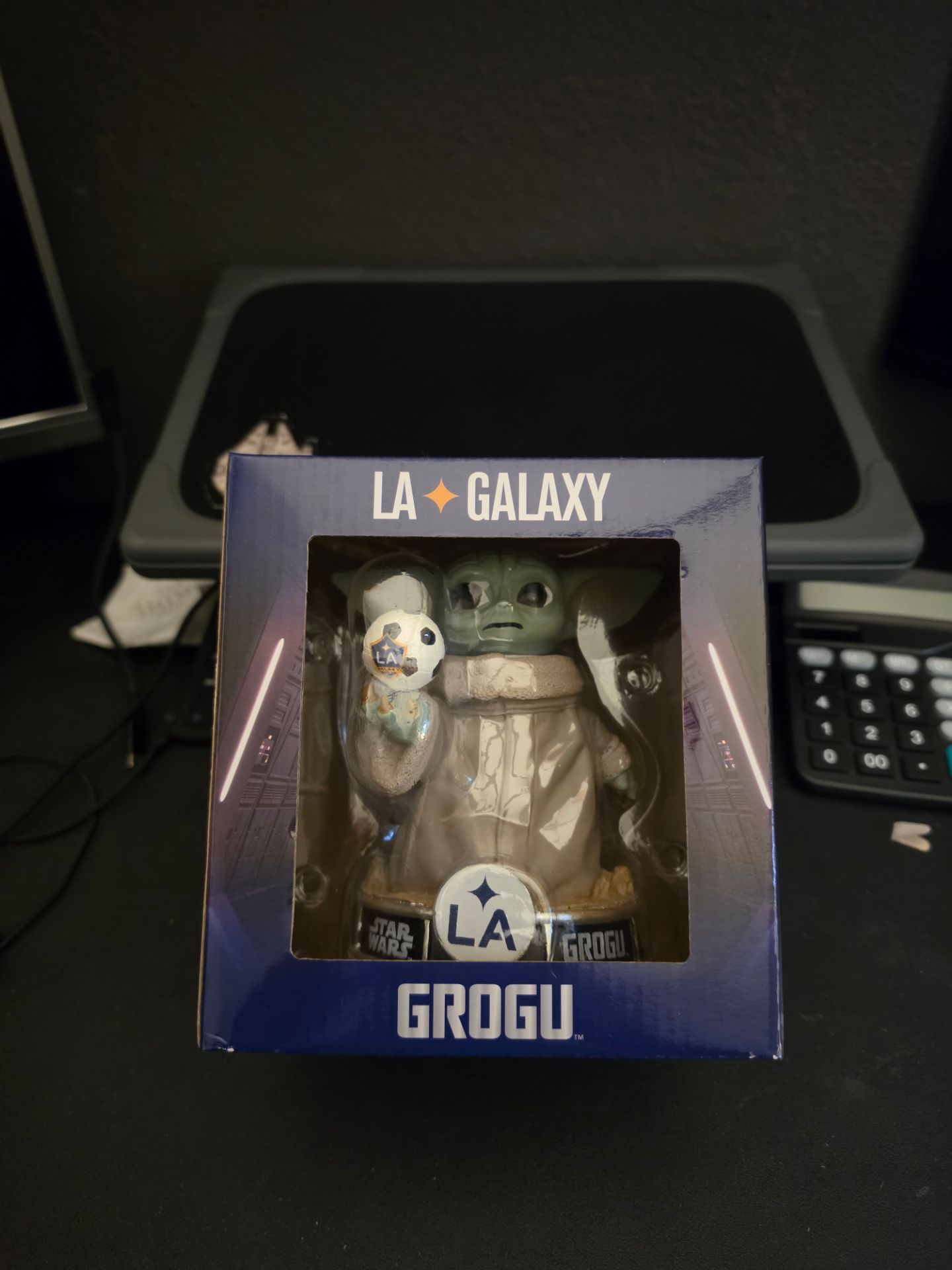 LA Galaxy Grogu bobblehead