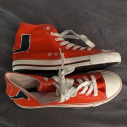 Forever collectibles University of Miami High Top Sneakers  Unisex M11/W12.5