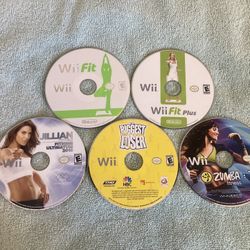 Wii Exercise Games ( 5 Dollars Each )