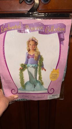 Little mermaid child girls Halloween costume medium 8–10 new
