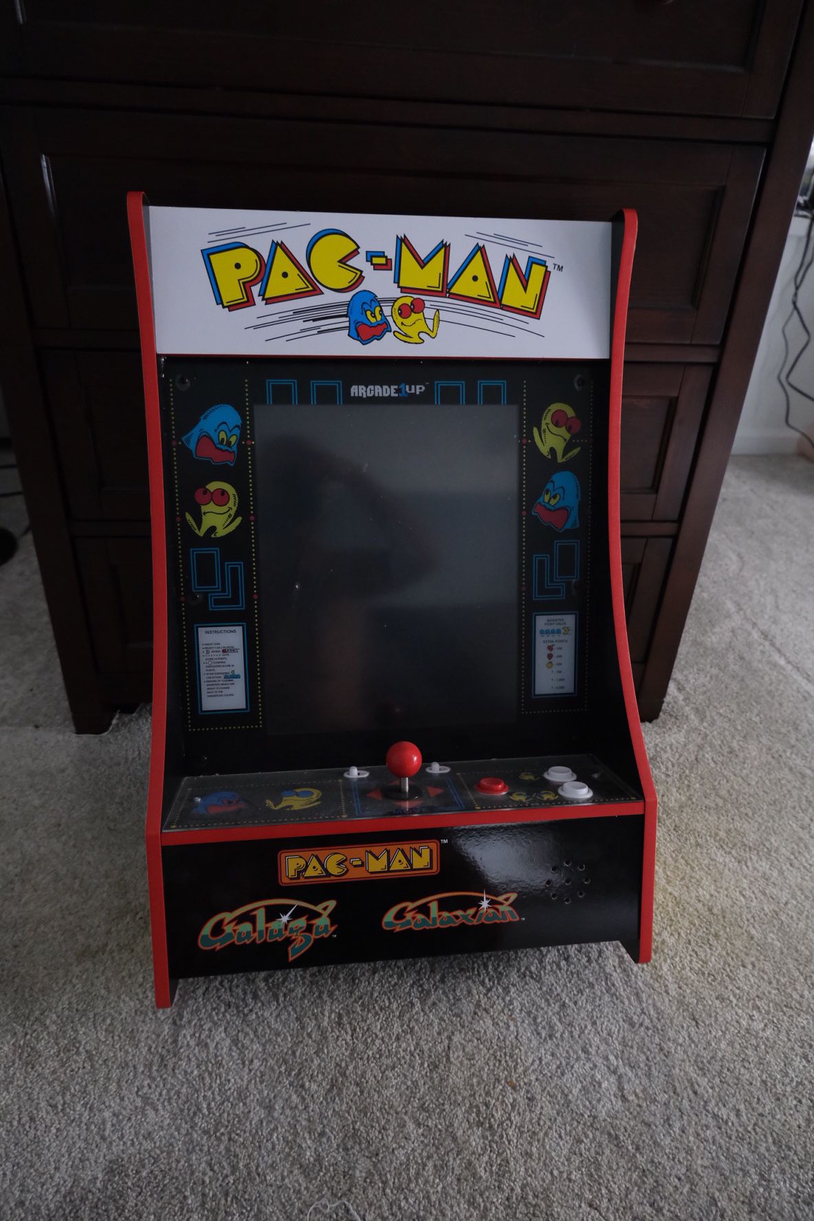 Arcade1up, pac-man galaga machine 