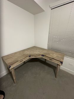 Corner desk table  ( living Spaces )