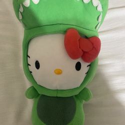 Dinosaur Hello Kitty Stuffed Animal