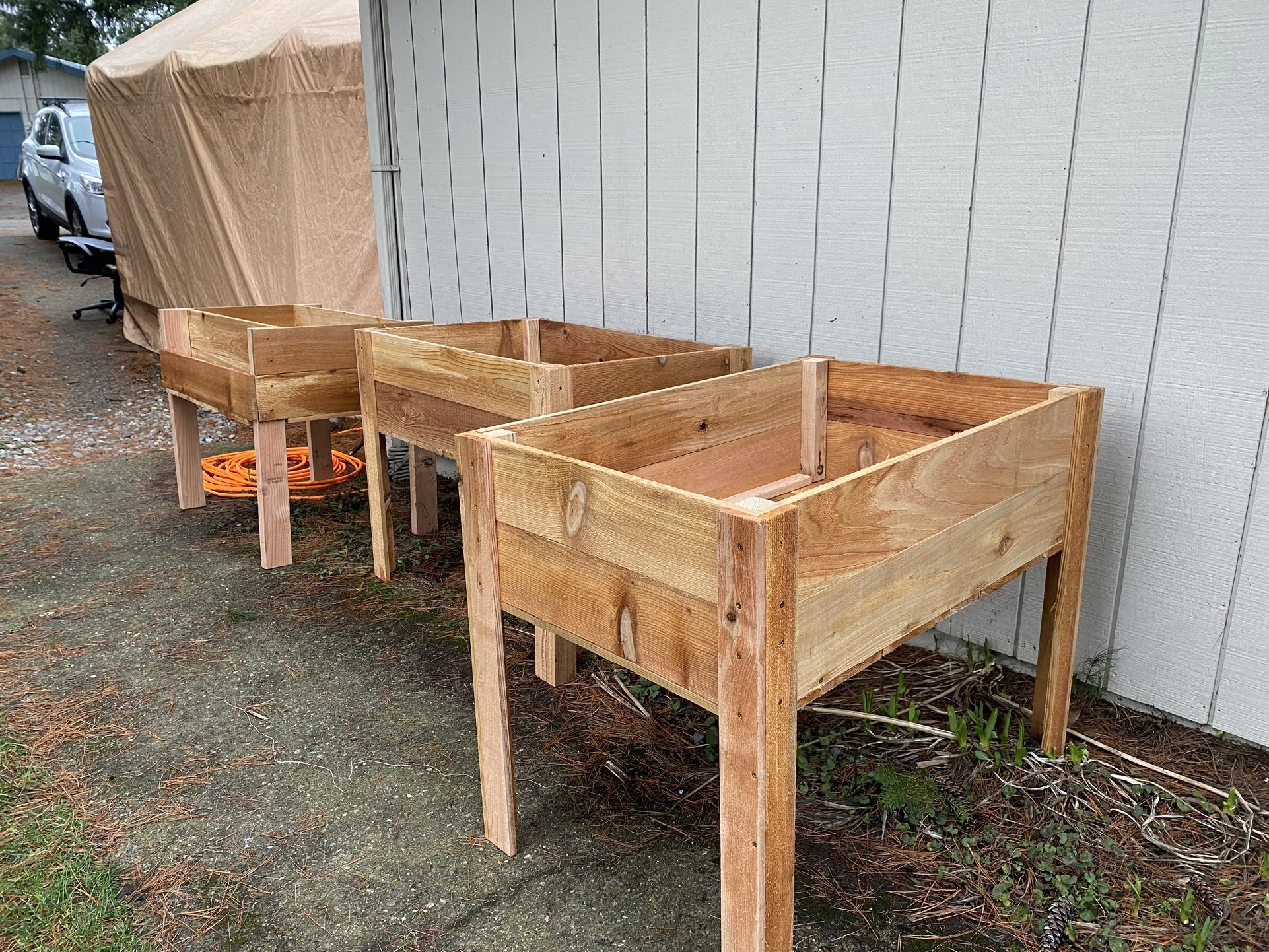 Cedar Garden Box Planters