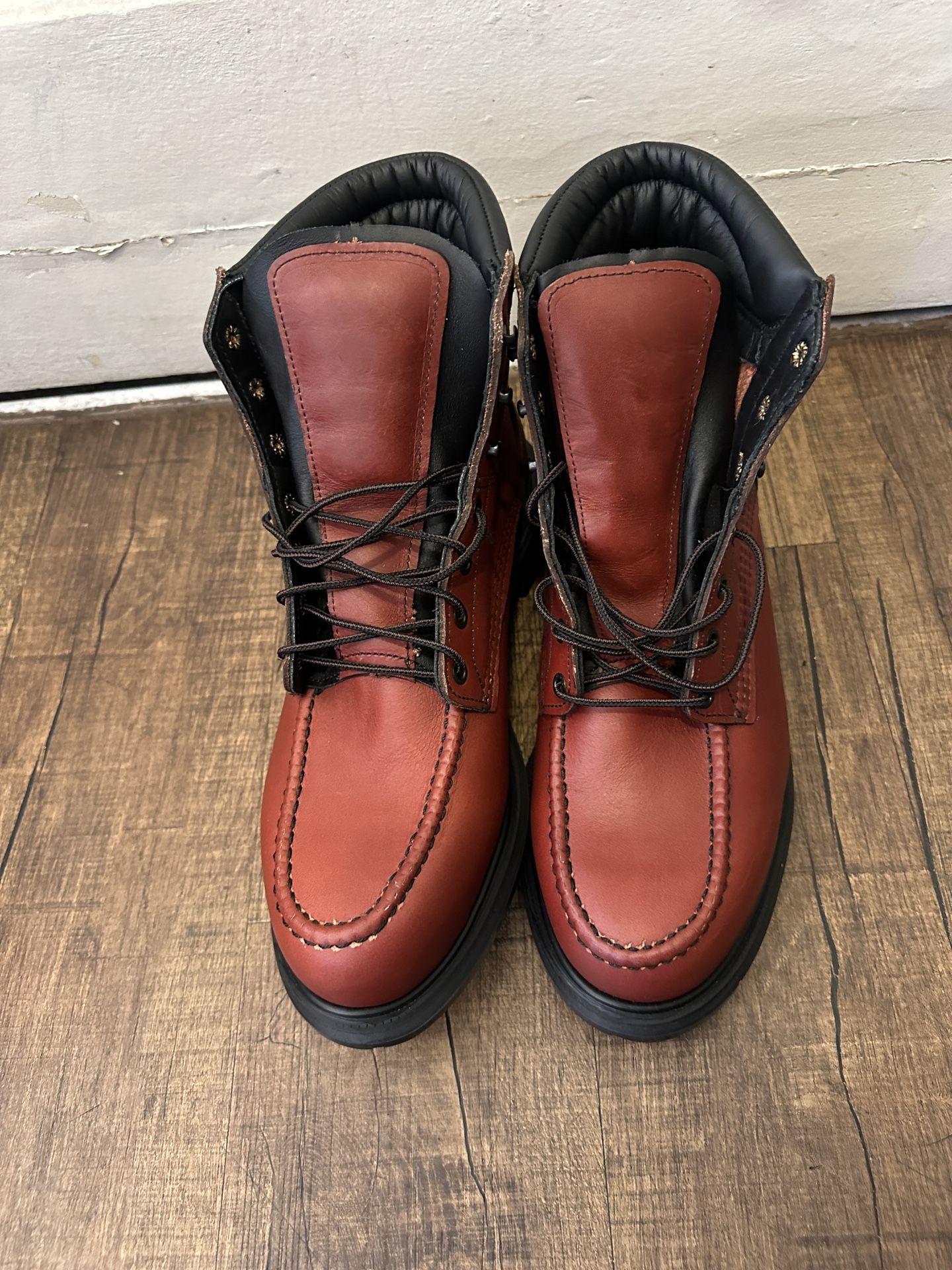 RED WING SHOES Work - Style 202 SUPERSOLE® MEN'S 6-INCH SOFT TOE BOOT MEN SIZE 11.5