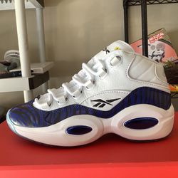 NEW YOUTH BIG KIDS WOMEN REEBOK QUESTION MID PANINI EXCLUSIVE IVERSON BASKETBALL 🏀 SHOES Sz 5-7 Available 