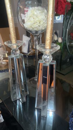 Mirrored Candle holder