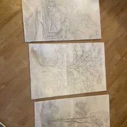 LARGE 24x36 Canvas Prints 3pc