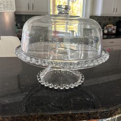 Glass Cake Stand 