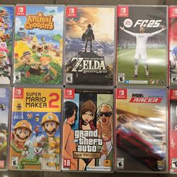 Nintendo Switch Game Cases.