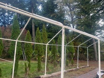 Heavy duty carport canopy frame