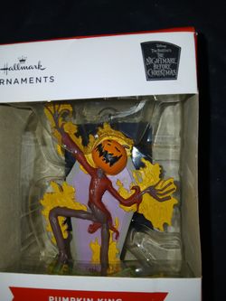 Hallmark The Nightmare Before Christmas Pumpkin King Ornament 