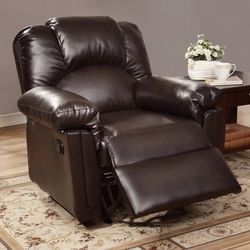 Brown Glider Recliner 