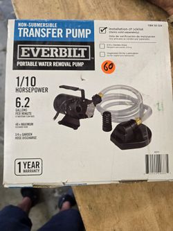 1/10 horse power transfer Pump panchos Tools