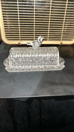Crystal Butter Holder