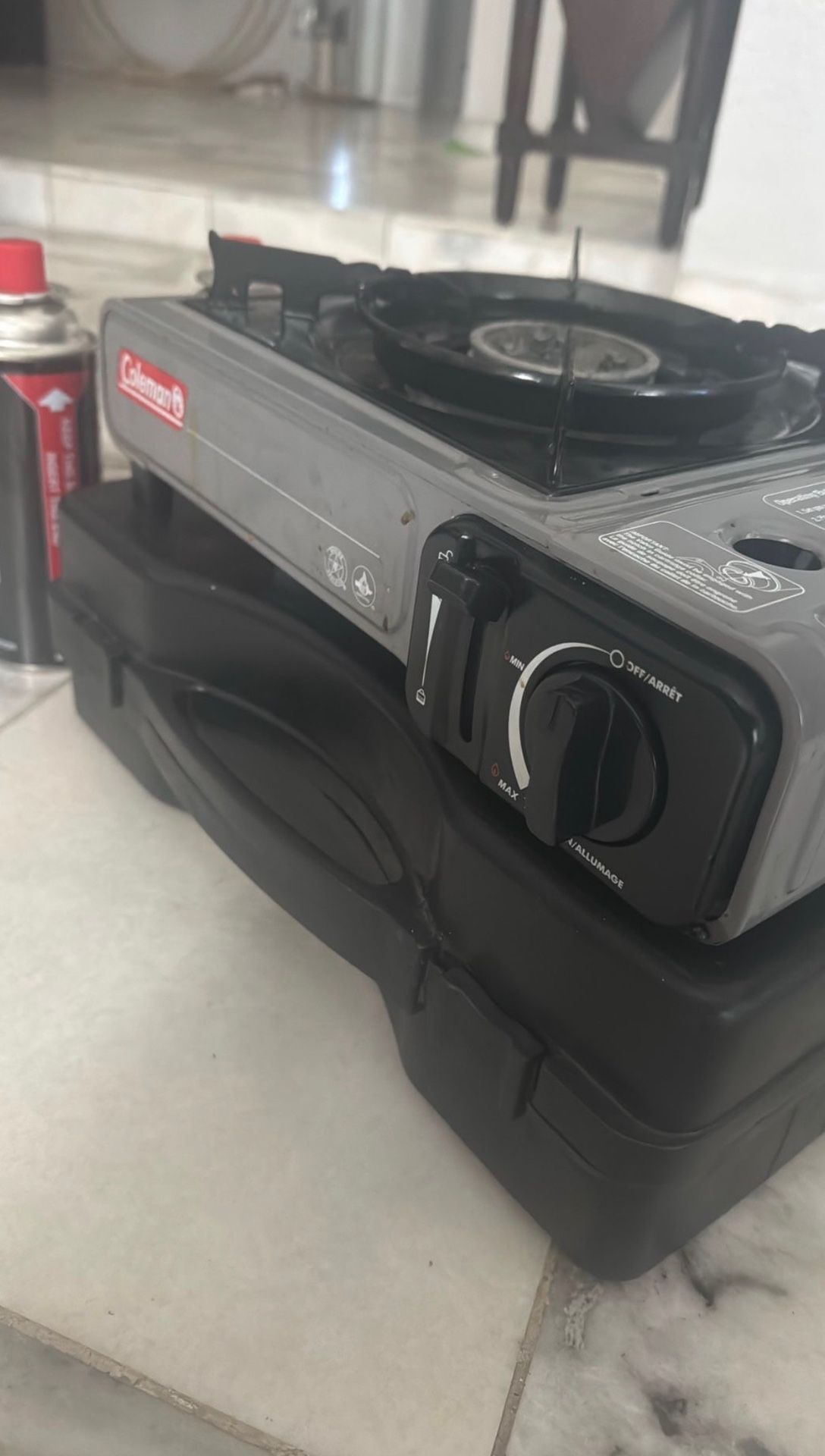 Coleman butane camping stove