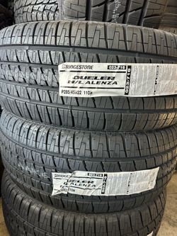 Bridgestone Dueler H/L Alenza P285/45R22 Tires all season available we finance
